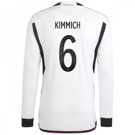 Camisetas Alemania Kimmich 6 Primera Copa Mundial 2022 Manga Larga - Hombre Camisetas Alemania Kimmich 6 Primera Copa Mundial 2022 Manga Larga - Hombre